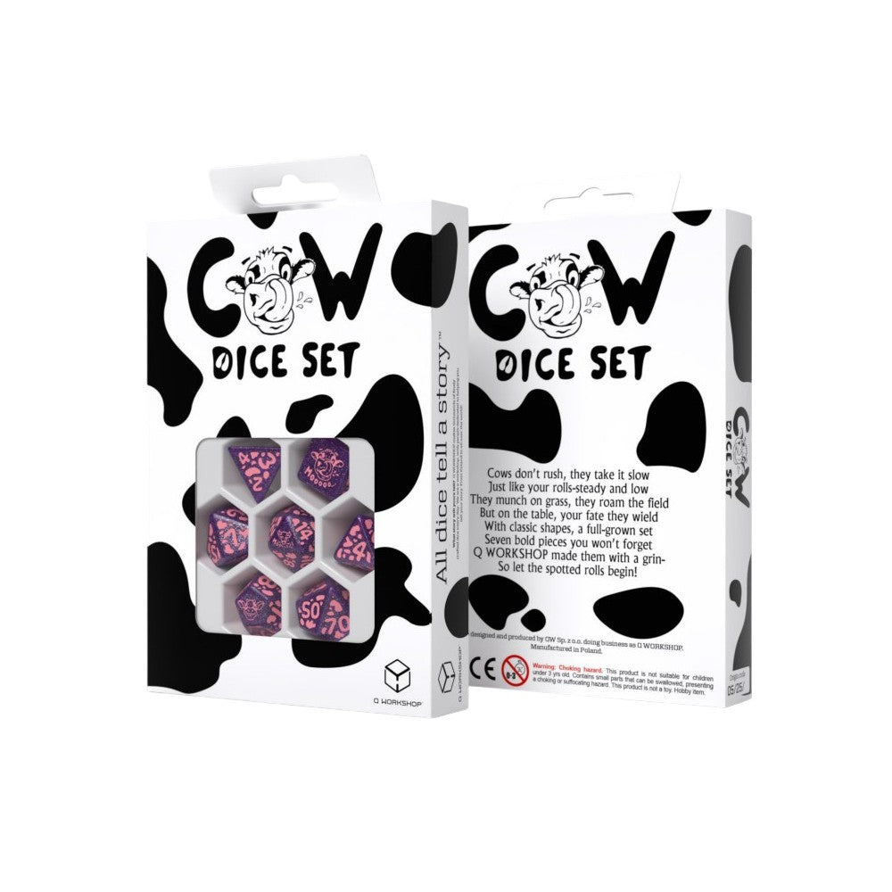 Q Workshop - Cow Dice Set: RaMOOna