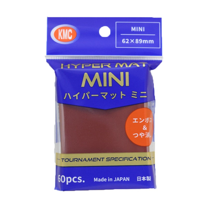 KMC: Mini Sleeves Hyper MAT: Red