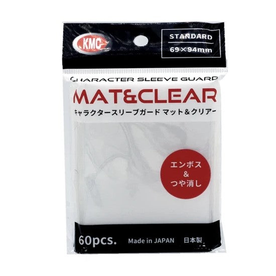 KMC: Sleeves Character Sleeve Guard: Mat & Clear