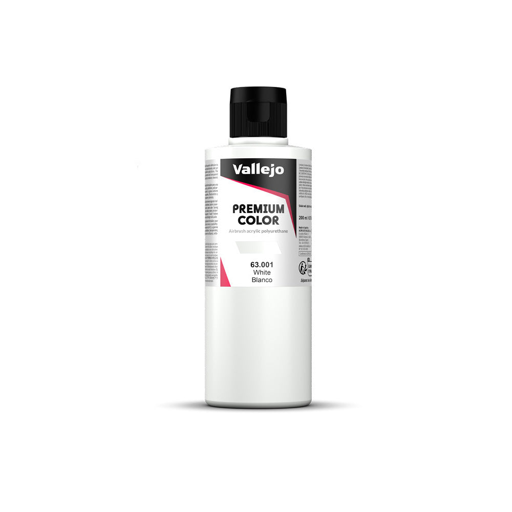 Vallejo - Premium Colour - Opaque - White 200ml