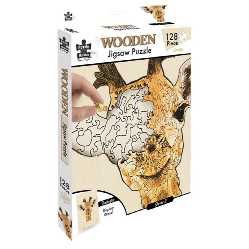 Puzzle - BMS - Giraffe Wooden Jigsaw 128Pc