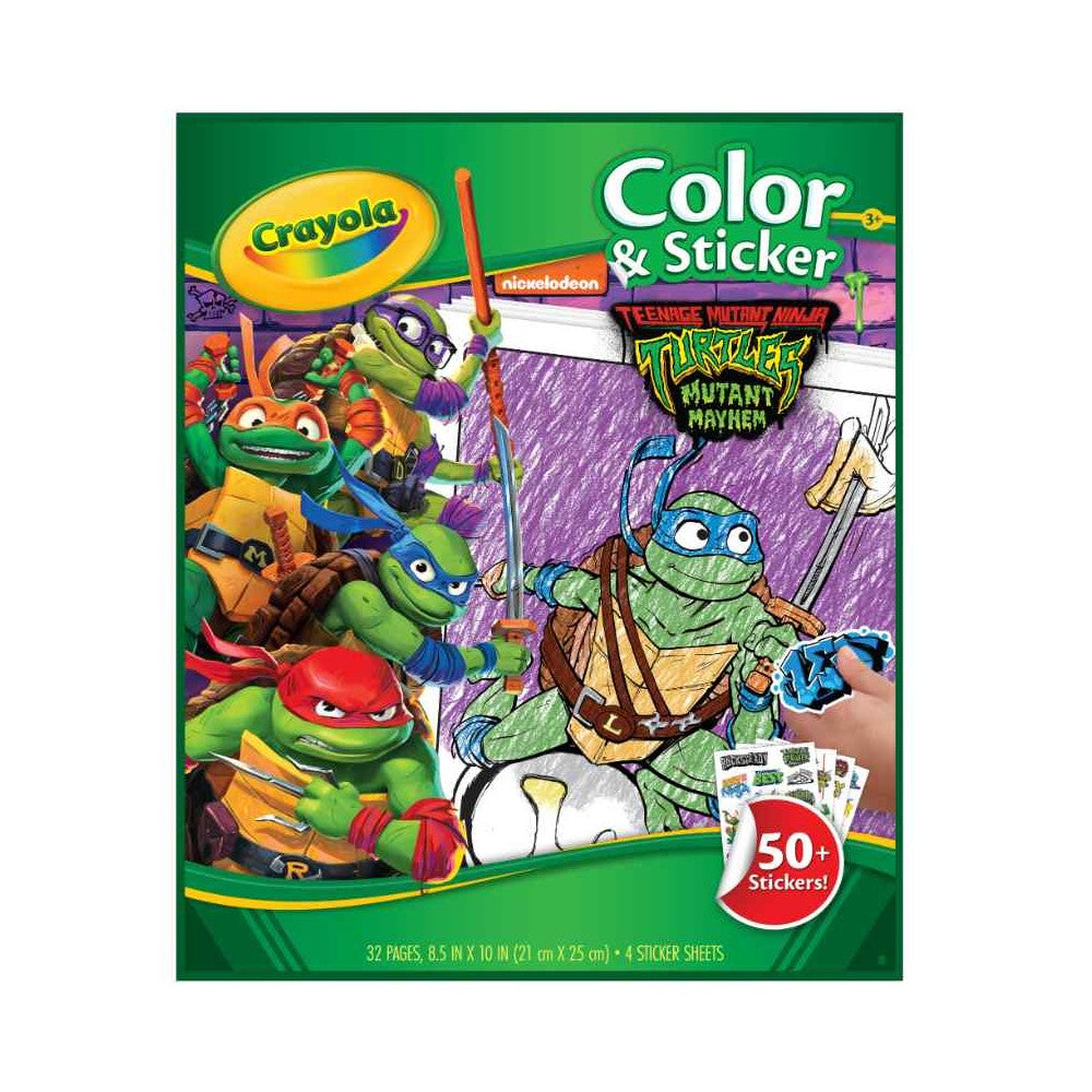 Tmnt Colour And Sticker