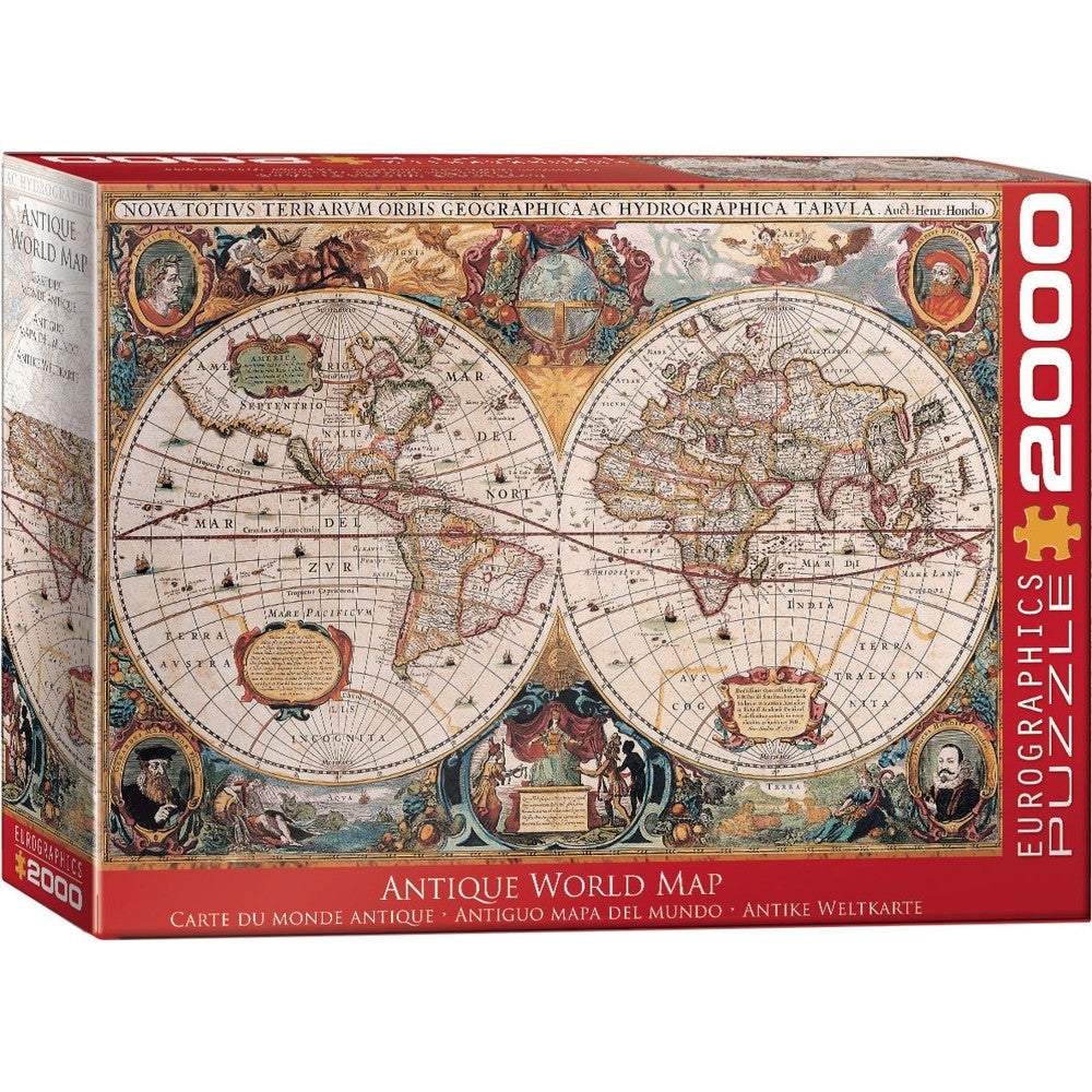 Puzzle - Eurographics - Antique World Map 2000pc