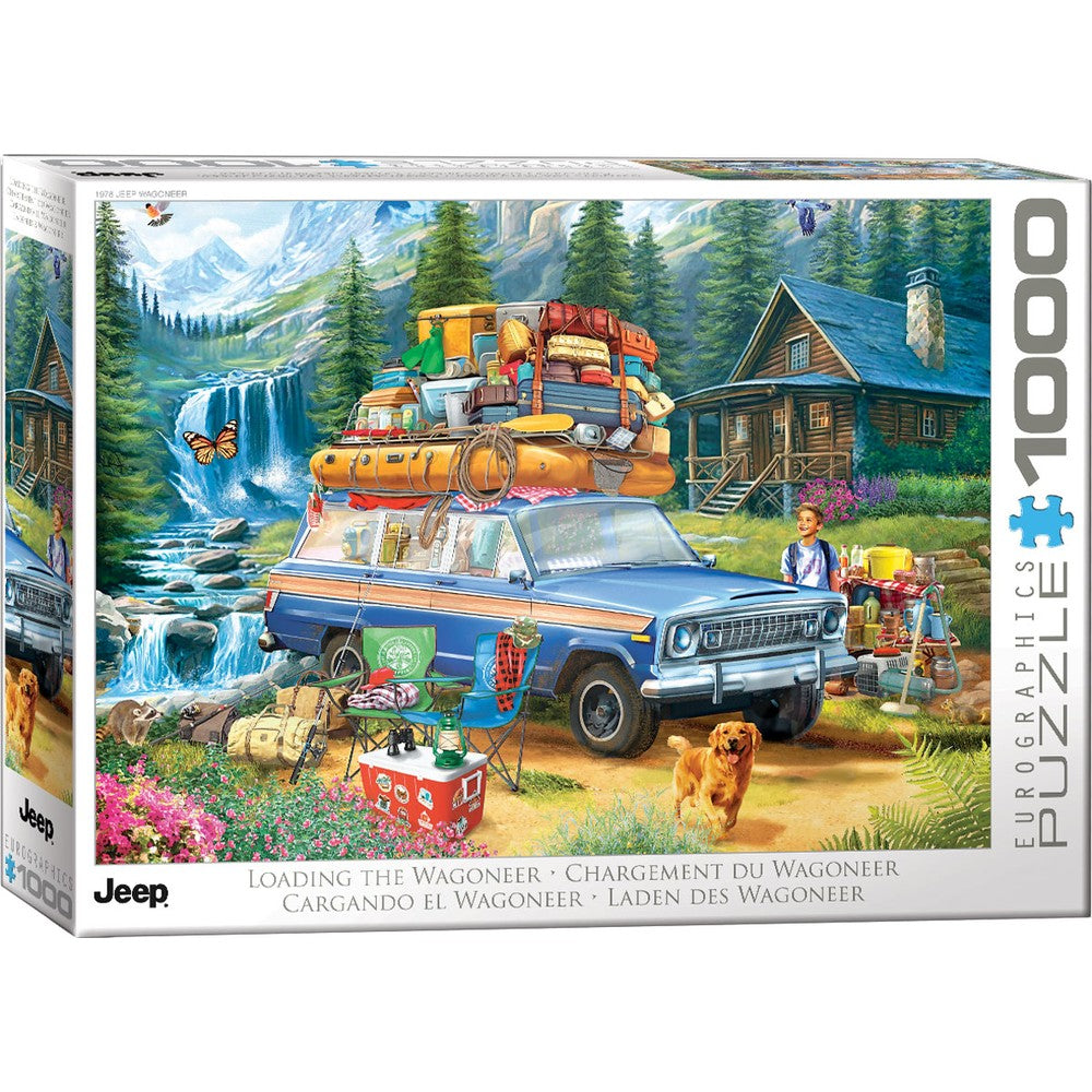 Puzzle - Eurographics - Jeep-Loading Wagoneer 1000pc