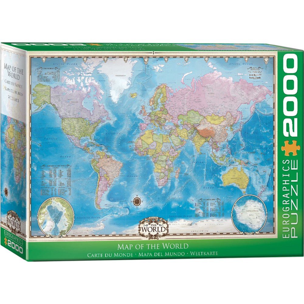 Puzzle - Eurographics - Map Of The World 2000pc