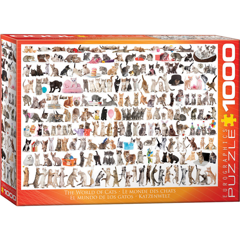 Puzzle - Eurographics - World Of Cats 1000pc