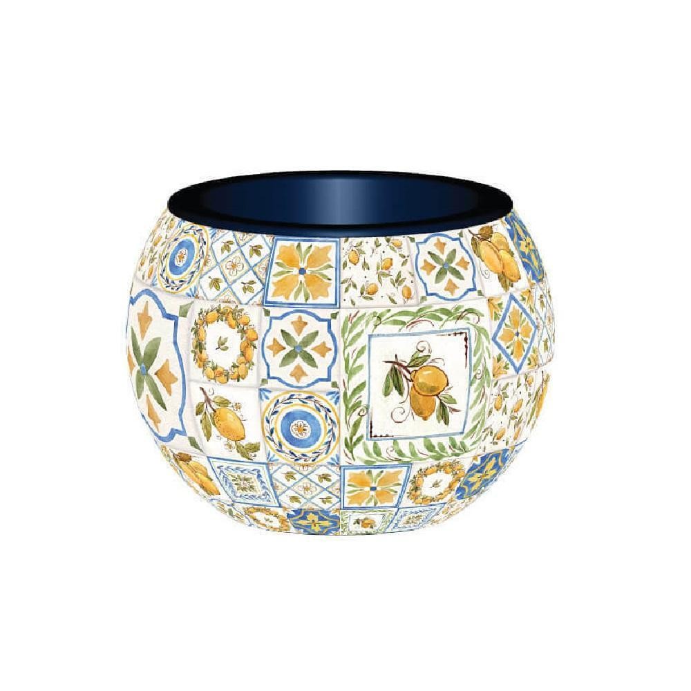 Puzzle - 3D - Flowerpot - Retro Tiles
