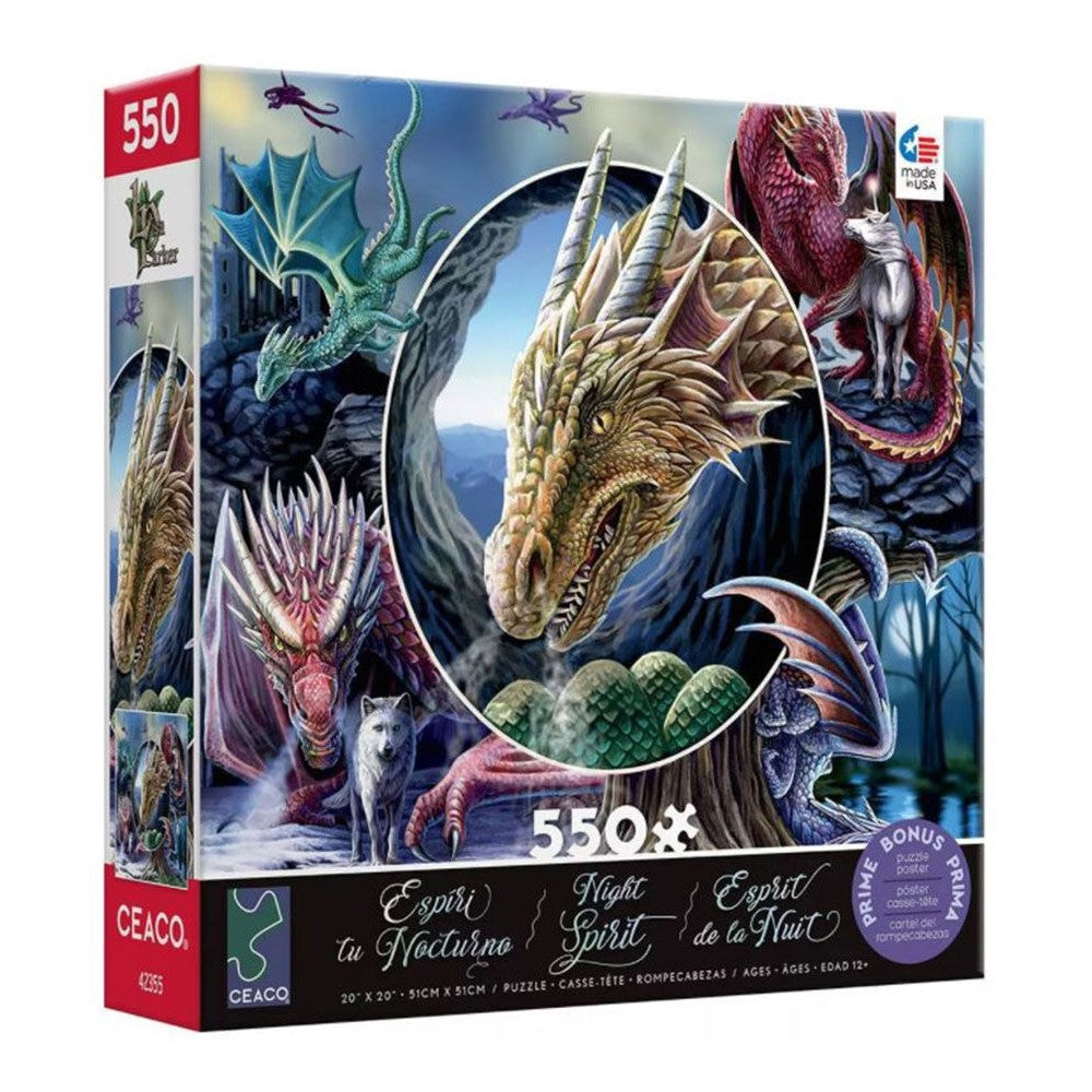 Puzzle - Ceaco - Night Spirit Dragons 550Pc