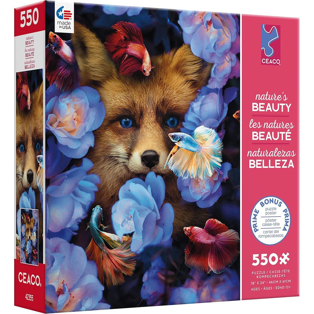 Puzzle - Ceaco - Nature's Beauty Fox & Fish 550