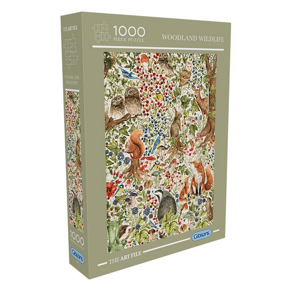 Puzzle - Gibsons - Art File Woodland Wildlife