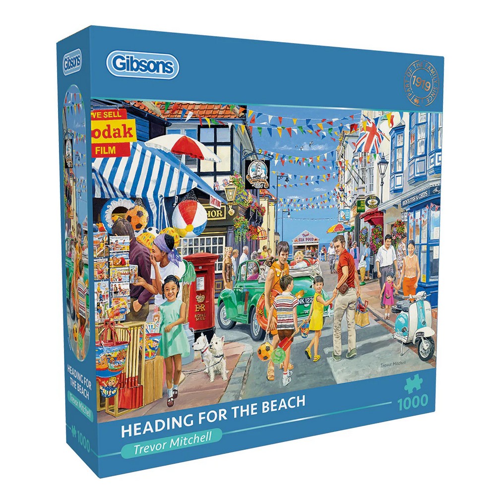 Puzzle - Gibsons - Heading For The Beach 1000Pc