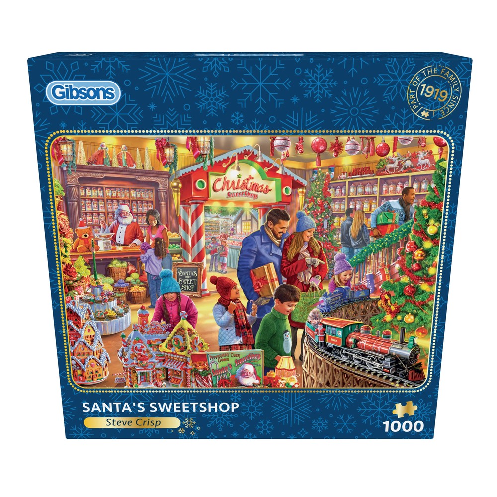 Puzzle - Gibsons - Santa's Sweetshop 1000Pc