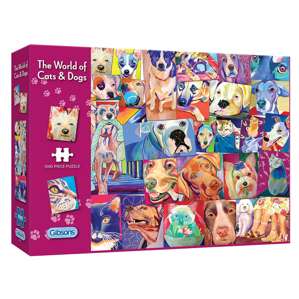 Puzzle - Gibsons - World Of Cats & Dogs 1000Pc
