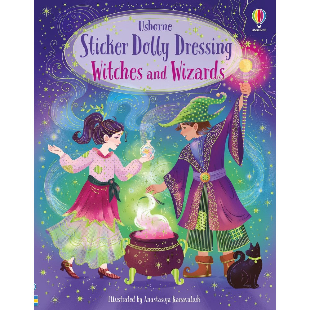 Sticker Dolly Dressing Witches