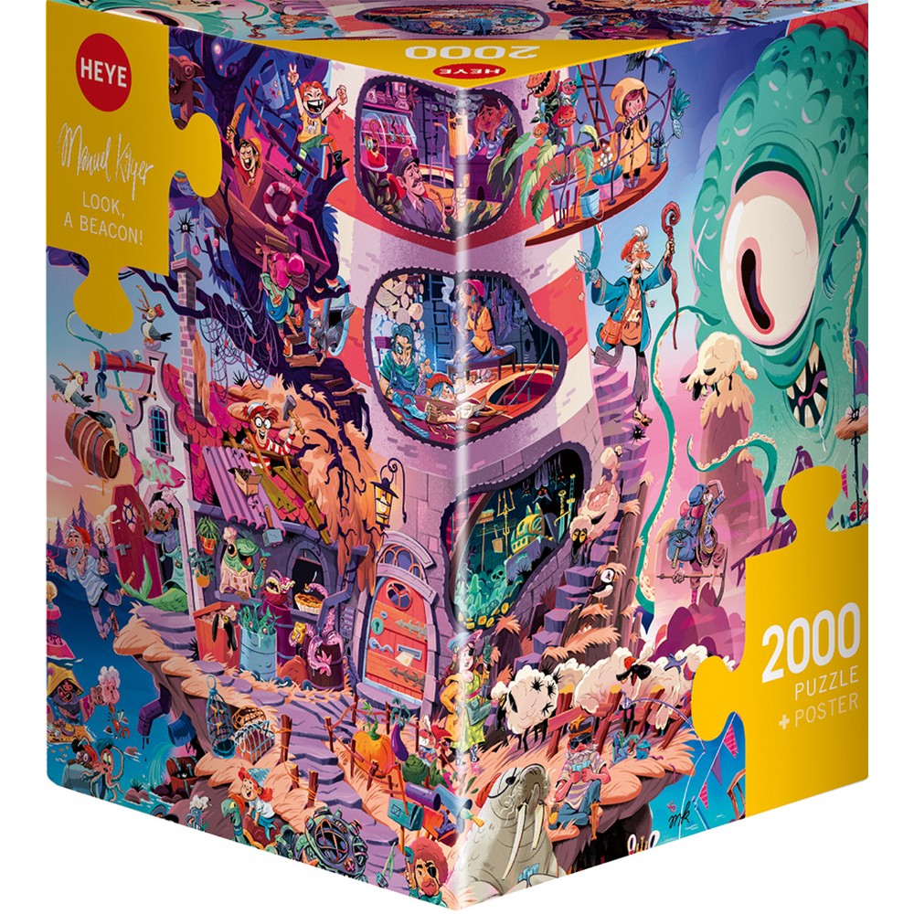 Puzzle - Heye - Triangular Box - Kilger; Look; A Beacon 2000Pc