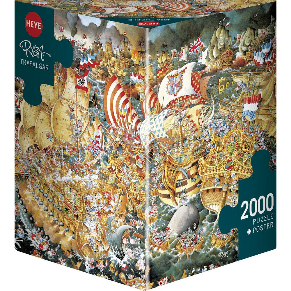 Puzzle - Heye - Triangular Box - Ryba; Trafalgar 2000Pc