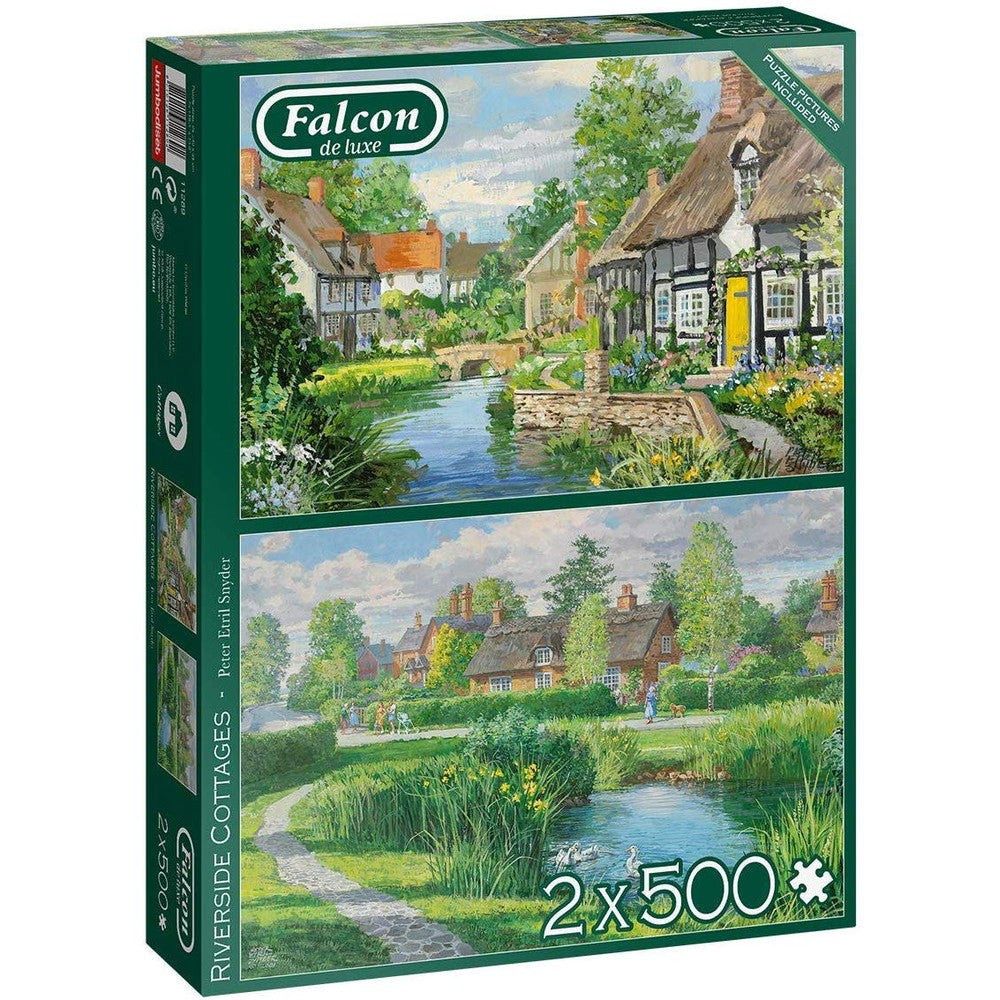 Puzzle - Jumbo - Riverside Cottages 2 X 500Pc