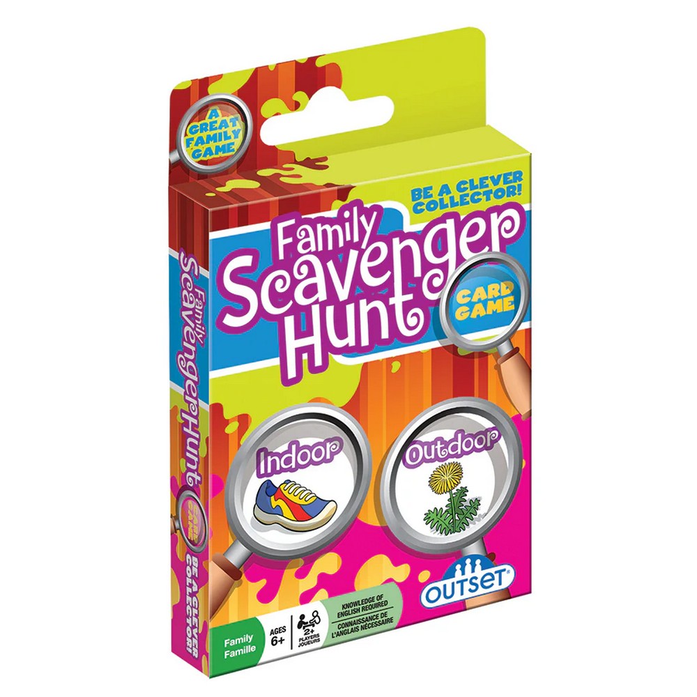 Family Scavenger Hunt Card Gam