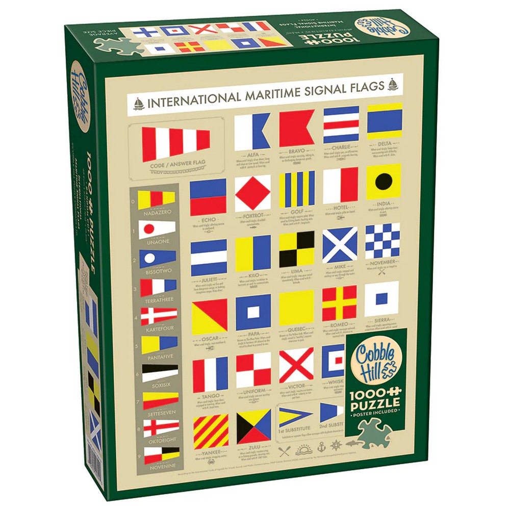 Puzzle - Cobble Hill - Maritime Signal Flags 1000Pc