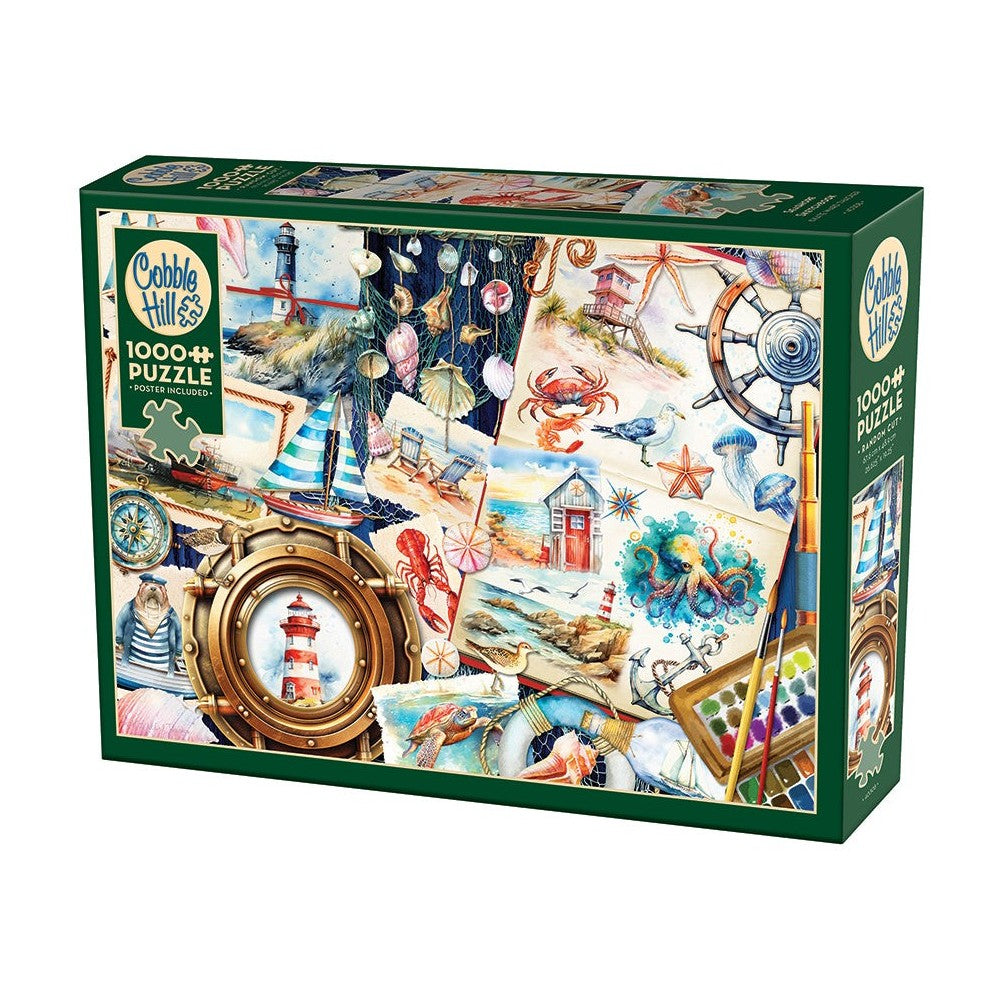 Puzzle - Cobble Hill - Seashore Sketchbook 1000Pc