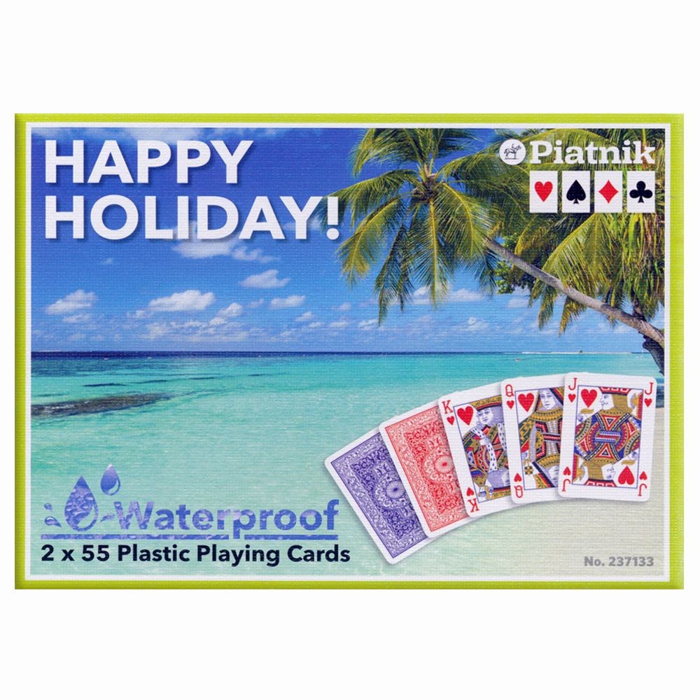 Happy Holiday 100% Plastic Pkr