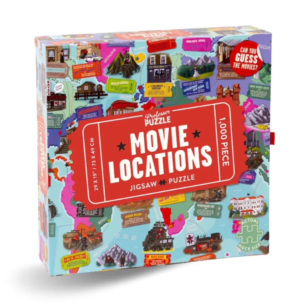 Puzzle - Professor Puzzle - Movie Locations 1000Pc