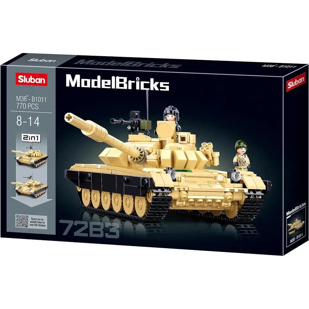 Tank T-72B3 (2In1) 770Pcs