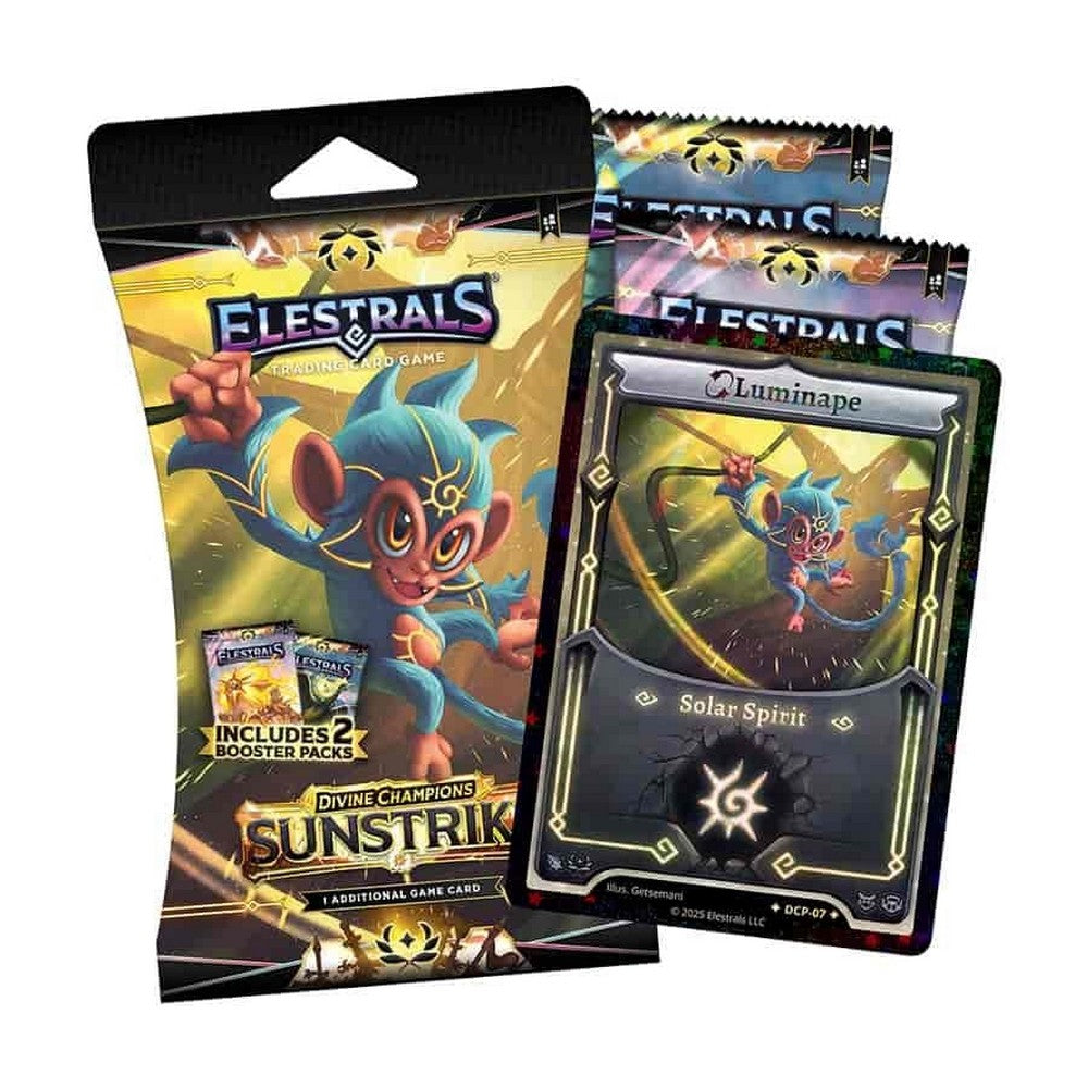 Elestrals - Stellar Luminape Double Blister Pack - Sunstrike - Divine Champions