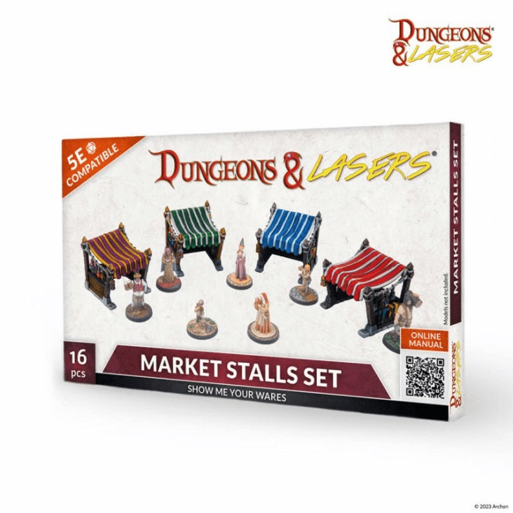Dungeons & Lasers: Expansion Bits - Market Stalls Set