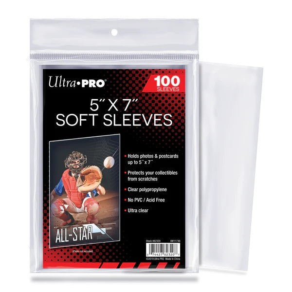 Ultra Pro: UP82320 5" X 7" Sleeves