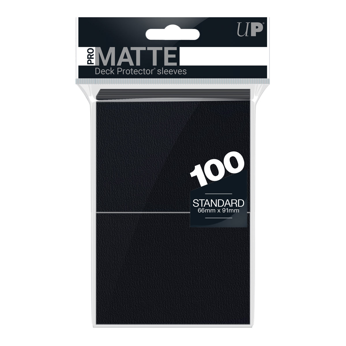 Ultra Pro: UP84515 PRO-Matte 100ct Standard Deck Protector® sleeves: Black