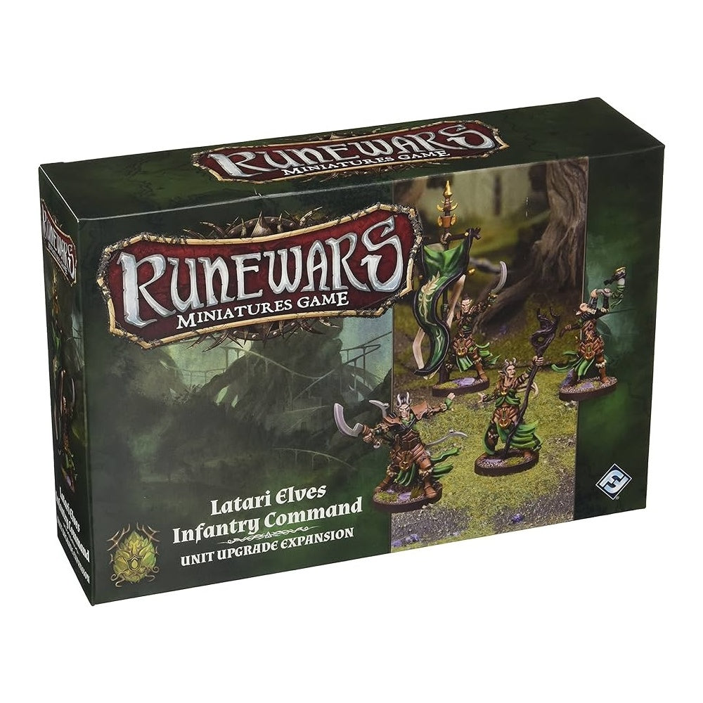 Runewars Miniatures Game: Latari Elves Infantry Command Unit Upgrade Expansion