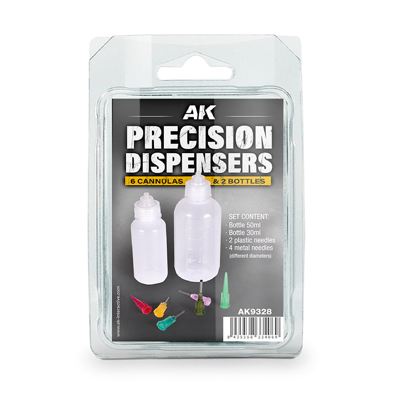 Ak Interactive - Tools - Precision Dispensers (6Cannulas & 2 Bottles)
