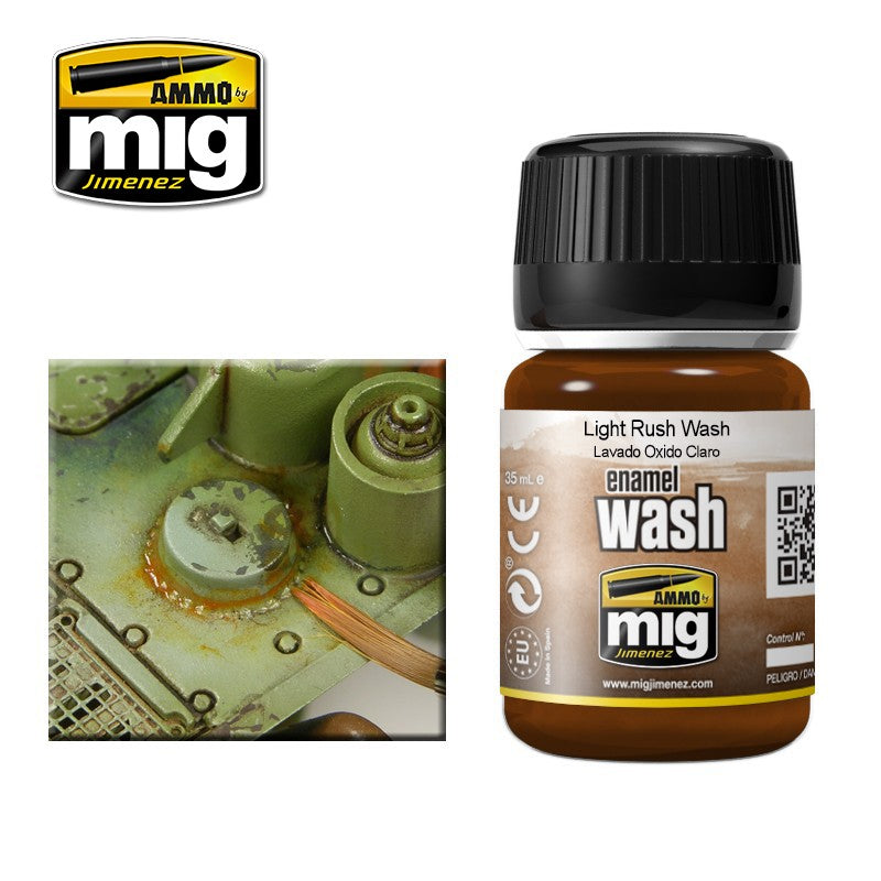 Ammo by MIG - Enamel Washes - Light Rust Wash 35ml