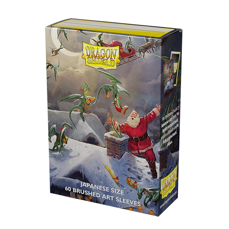 Dragon Shield: Japanese Size Sleeves Brushed Art Christmas 2023