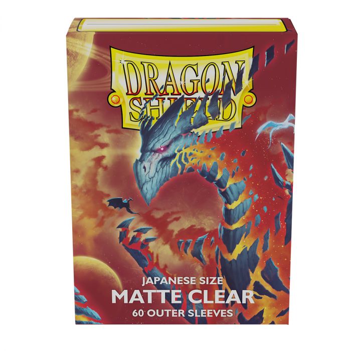 Dragon Shield: Japanese Size Outer Sleeves Matte Clear