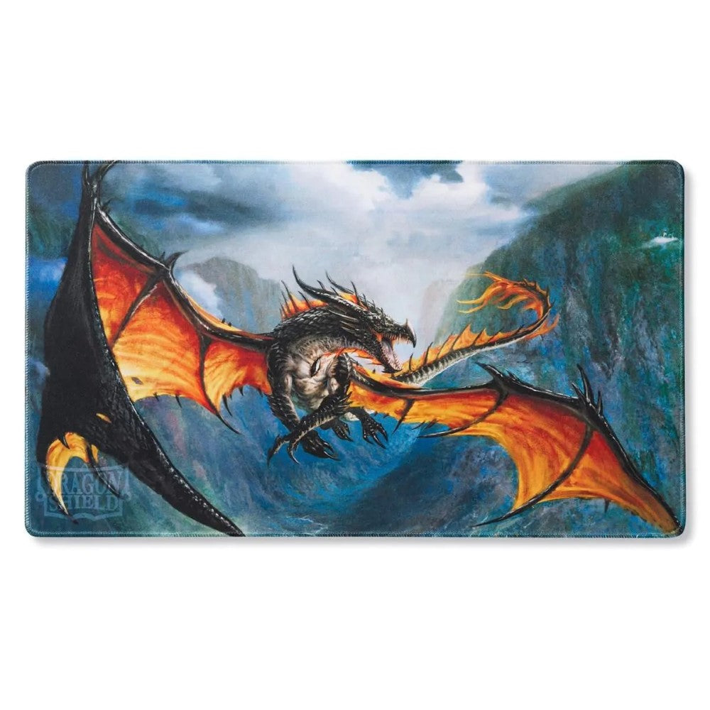 Dragon Shield: Playmat Case & Coin Black (Amina, Harbinger of Destiny)