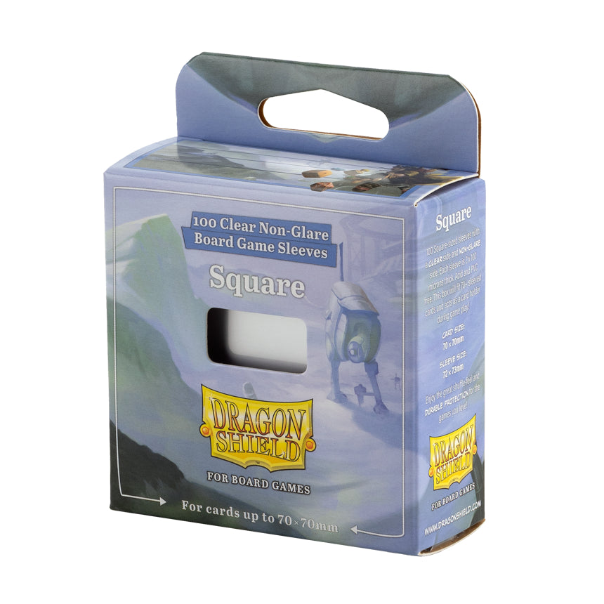 Dragon Shield: Board Game Sleeves Clear Non-Glare Square
