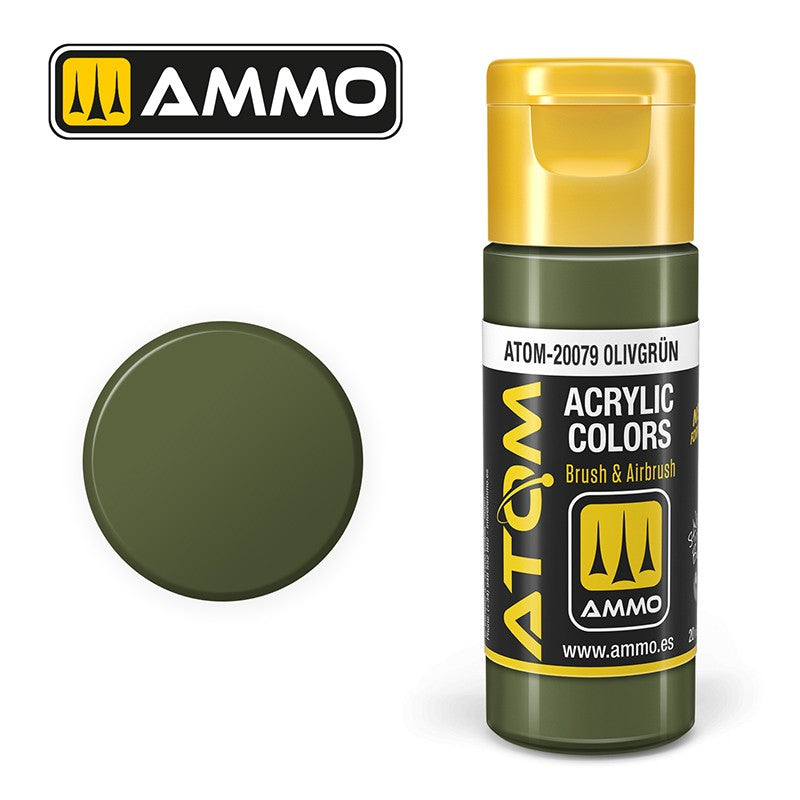Ammo by MIG - Atom Color - Olivgrn 20ml
