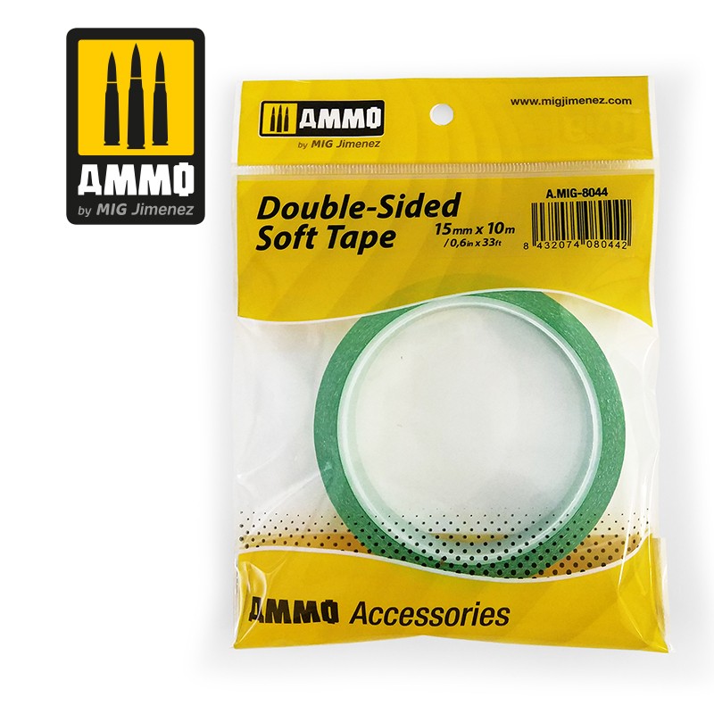 Ammo by MIG - Accessories - Double-Sided Soft Tape (15mm x 10M)