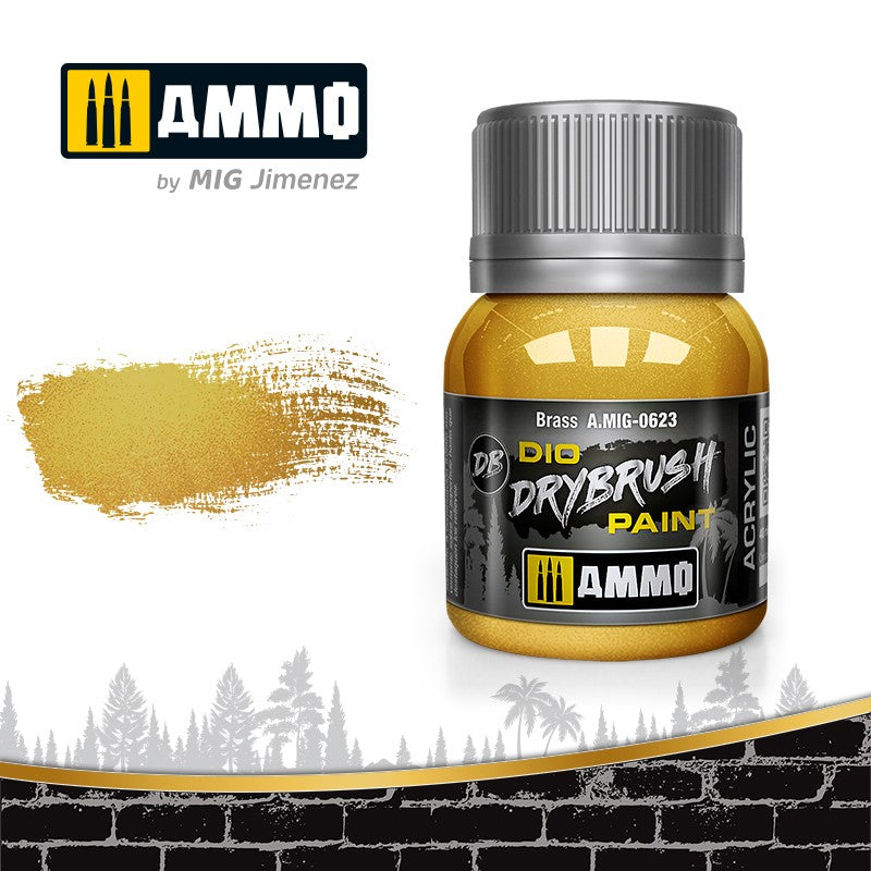 Ammo by MIG - Drybrush - Brass
