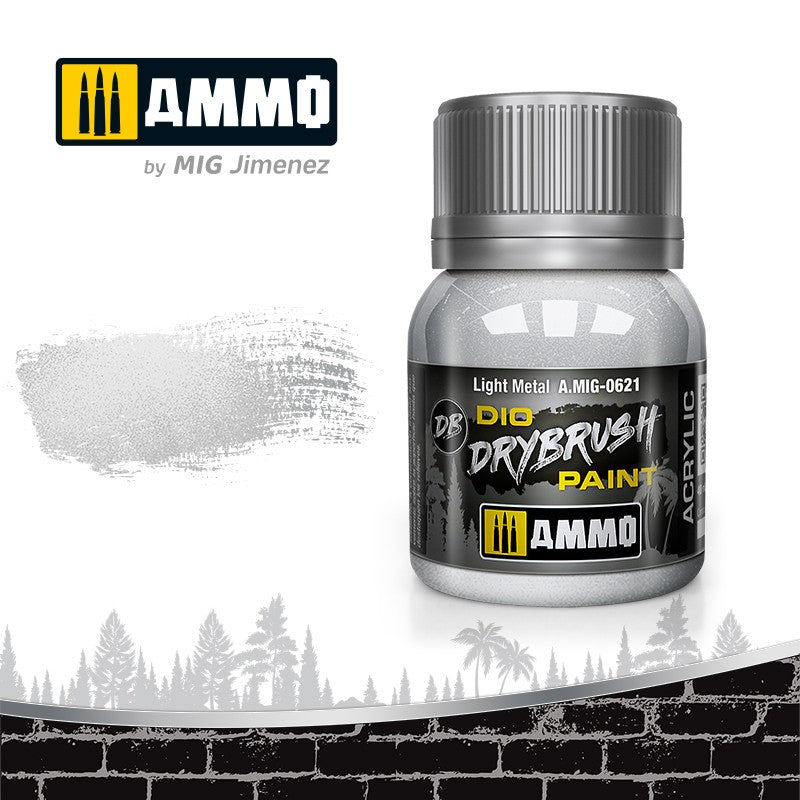 Ammo by MIG - Drybrush - Light Metal