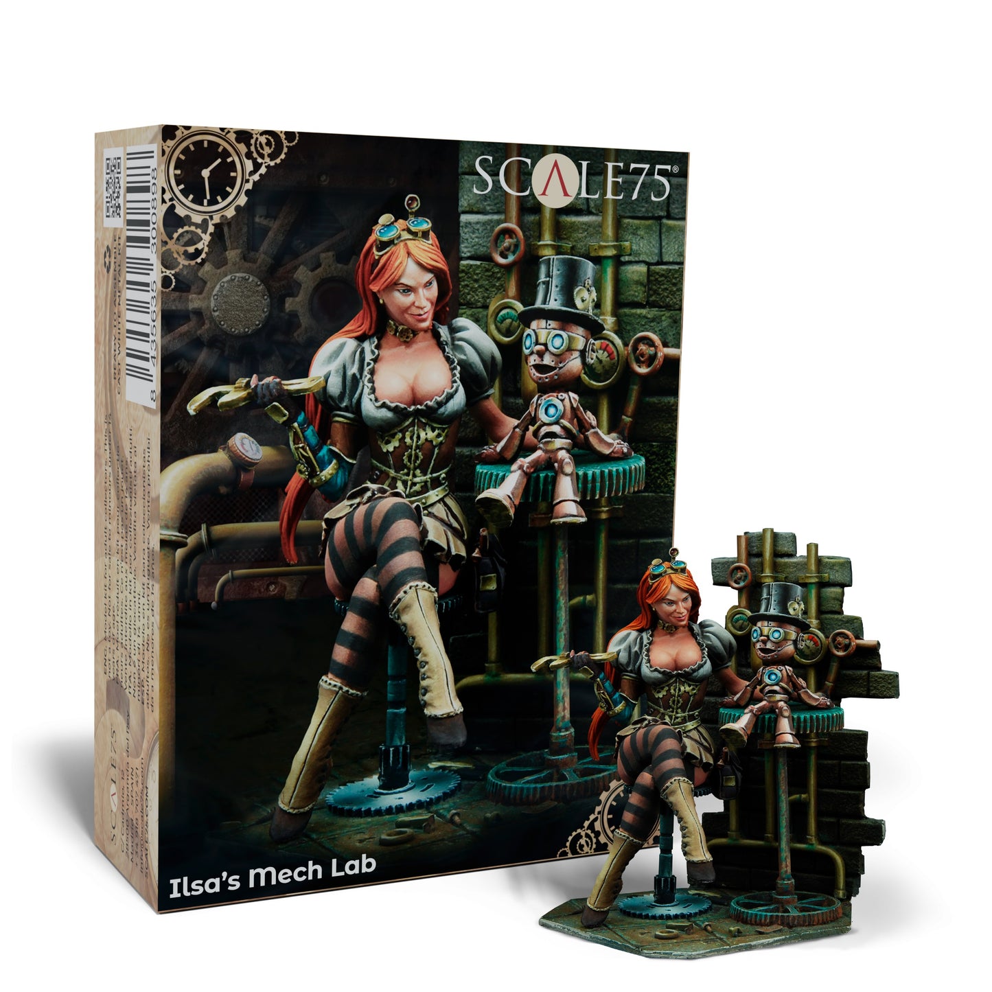 Scale 75 - Figures - Steam Wars - IlsaS Mech Lab 75mm