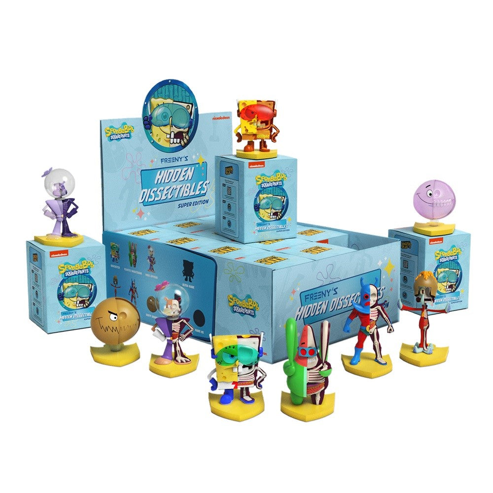 Mighty Jaxx: Freenys Hidden Dissectibles SpongeBob SquarePants Series 4 (Super Edition) Display