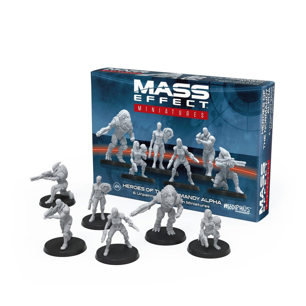 Mass Effect: The Board Game Resin Miniatures Set: Heroes of the Normandy Alpha