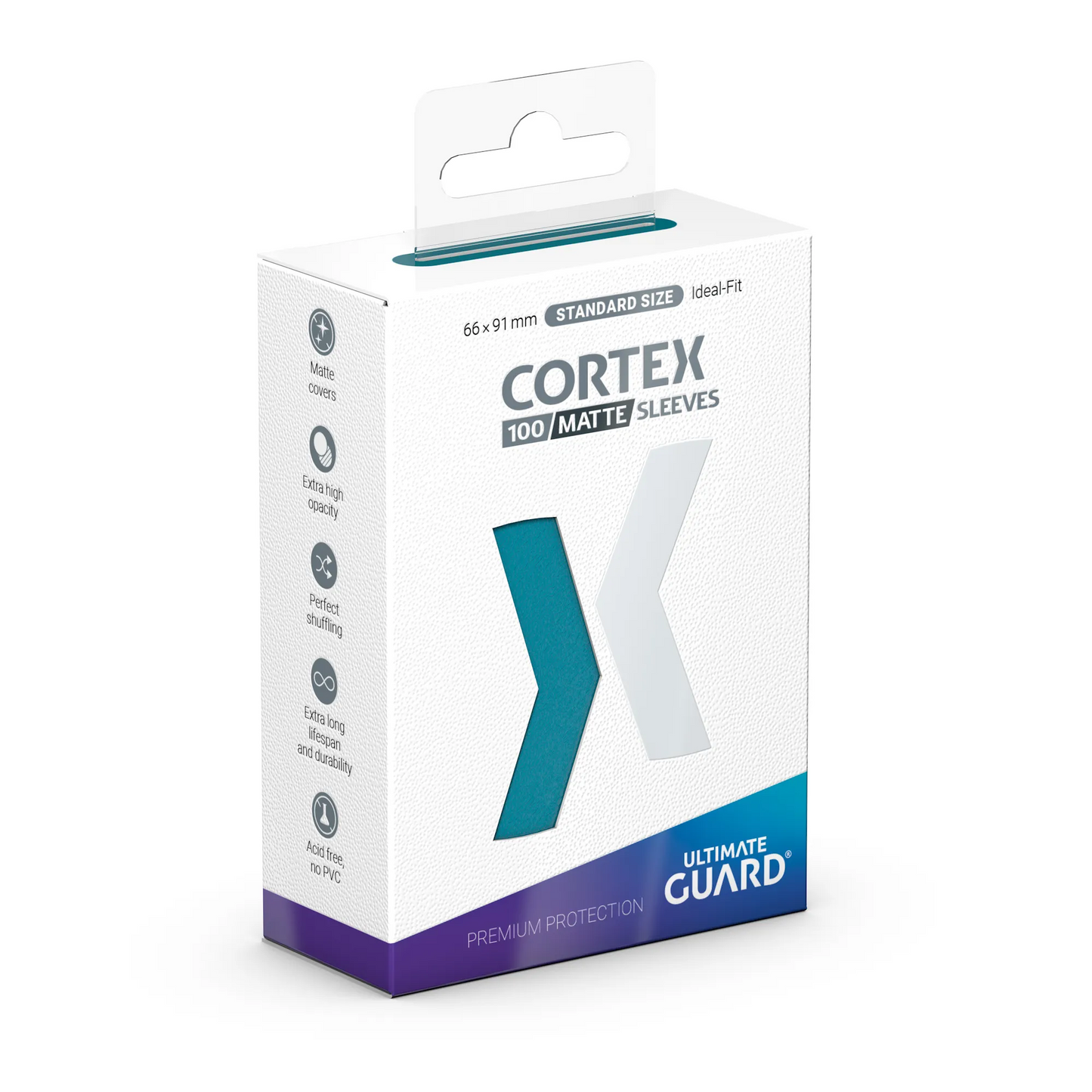 Ultimate Guard: Sleeves Cortex Matte Petrol