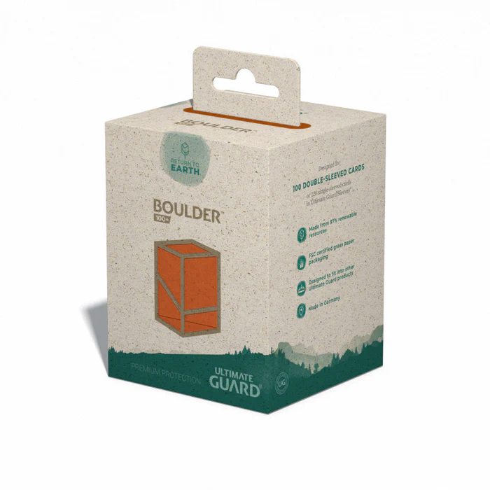 Ultimate Guard: Deck Box RTE Boulder 100+ Orange