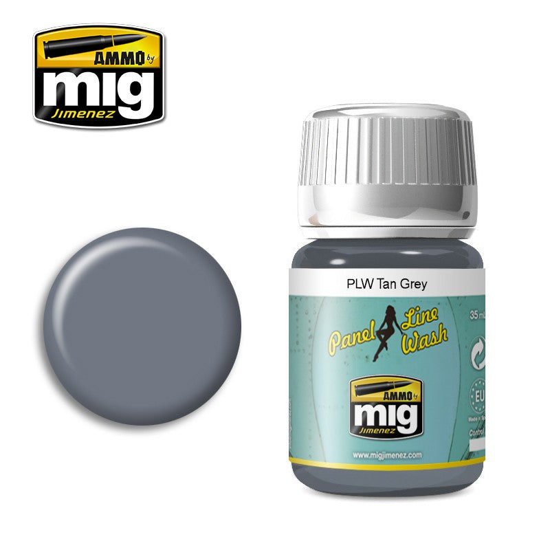 Ammo by MIG - Panel Line Wash - Tan Grey 35ml