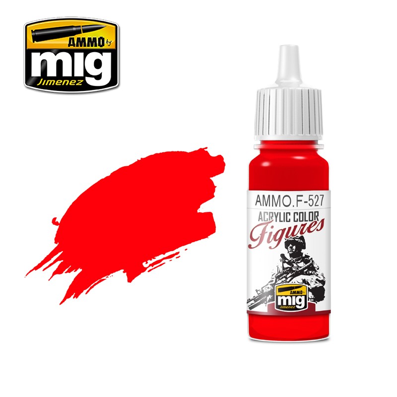 Ammo by MIG - Figures Paints - Pure Red 17ml