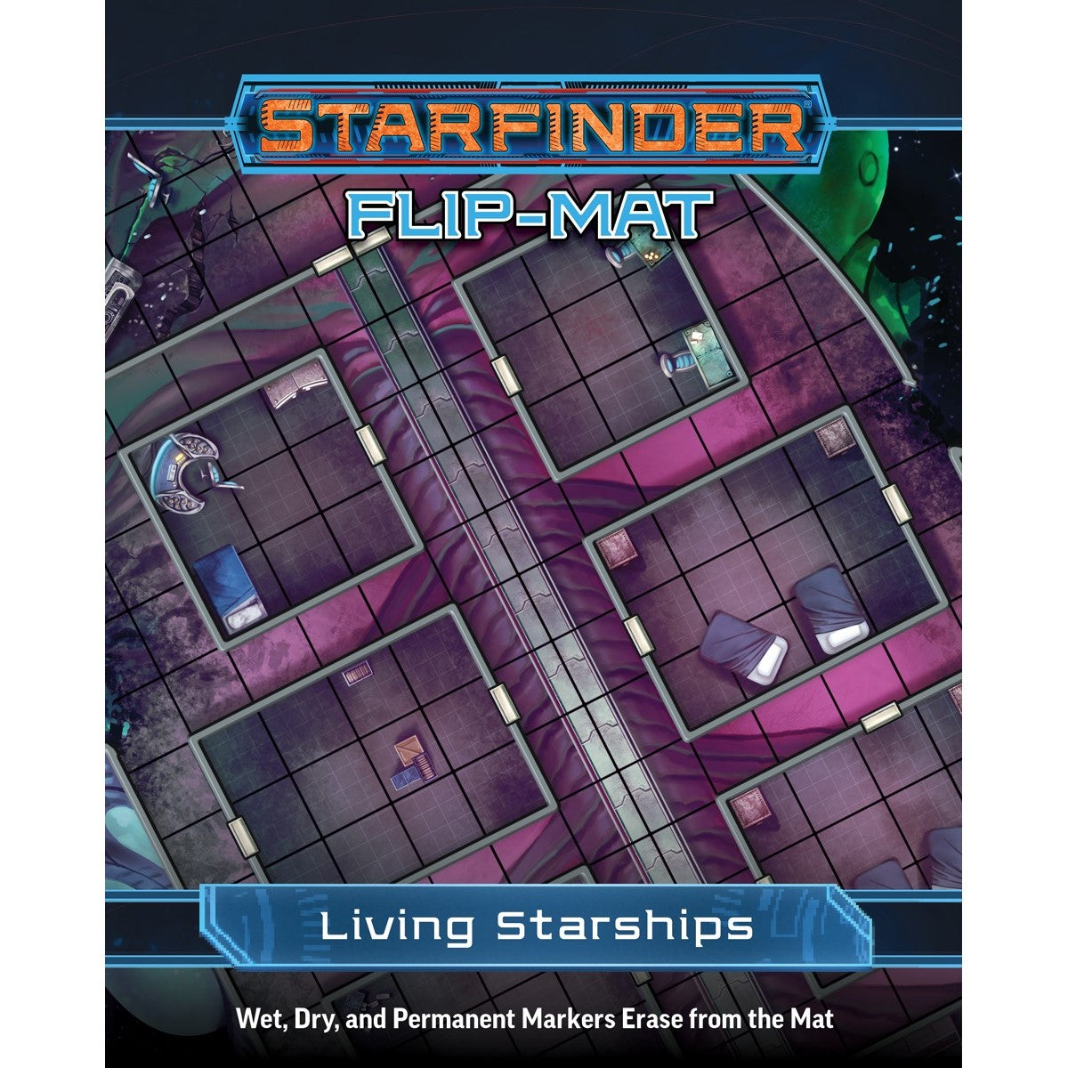Starfinder RPG: Flip-Mat: Living Starships